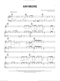 Tritt Anymore Sheet Music For Voice Piano Or Guitar Pdf