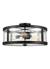 Feiss Harrow 3 Light Semi Flush Mount Oil Rubbed Bronze Style No Sf342orb Flush Mount Lighting Transitional Lighting Fixtures Antique Bulbs