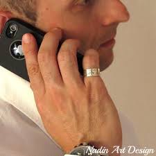 Also can be made of solid yellow, rose or. Personalized Pinky Band Ring Sterling Silver Custom Ring Mens Ring Nadin Art Design Personalized Jewelry