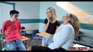 Hot blonde milf dalny marga masturbates with a toy then gets double penetrated by two hunks. Mature And Teen Hot Threesome At School With Students And Teacher Kindgirls
