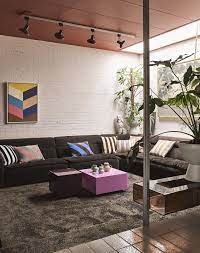 hk living salontafel spiegel blok paars in 2020 salontafel interieur spiegel