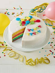 Regenbogentorte Rezept Regenbogentorte Torte 1 Geburtstag Kuchen Kindergeburtstag
