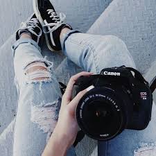 Canon Jeans And Camera Image Camera Selfie Photography Camera Photography Poses