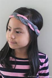 This diy will show you how to sew, cut. Crochet Braided Headband Tutorial