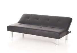 Lily Leather Look Click Clack Sofa Bed