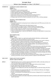bid coordinator resume samples velvet