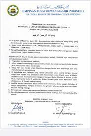 Maybe you would like to learn more about one of these? Dmi Terbitkan Surat Edaran Hindari Penyebaran Virus Corona Di Masjid Masjid Madaninews Id