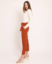 Envie d'un nouveau pantalon pour une tenue 100 % tendance ? Pantalon Fluide Rouille 140809306a03 Pimkie