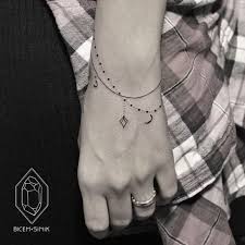 Some men go for a simple solid black bracelet, while others prefer dotted lines or a louder pattern. 60 Best Wrist Tattoos Meanings Ideas And Designs 2021