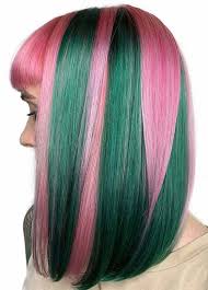 Awesome Pink Green Hair Colors To Create In 2019 Absurd Styles Green Hair Colors Green Hair Dye Green Hair