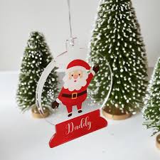 Hip2save loves sharing crafts to save you money. Personalised Snow Globe Christmas Tree Decorations Santa And Friends Red Pepper Designz