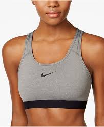 Womens Pro Classic Padded Mid Impact Dri Fit Sports Bra