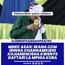 MNEC ASAS: WANA CCM IRINGA CHANGAMKIENI KUJIANDIKISHA KWENYE DAFTARI LA  MPIGA KURA MJUMBE wa Halmashauri Kuu ya CCM Taifa (MNEC) Salim Faraj Abri  maarufu kama ASAS amewataka wana CCM mkoani Iringa ...