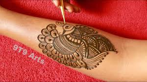 New Peacock Mehndi Design For Back Hand Eid Special Arabic Henna Mehnd In 2020 Mehndi Designs Mehndi Designs For Hands Full Hand Mehndi Designs