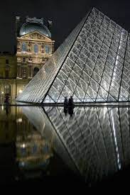 Its foundations are viewable in the basement level as the medieval louvre department. Reflected In The Pyramid Of The Louvre Paris France Spon Pyramid Reflected Louvre France Paris Ad Louvre Images Of France Pyramids