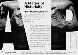 → matter … english new terms dictionary. A Matter Of Historicity Ein Abschlussbericht Kunstgeschichte Universitat Fur Angewandte Kunst