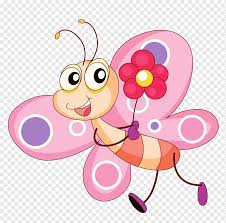 Dibujo de mariposa, mariposa, insectos, dibujos animados, flor png ...