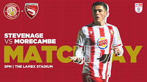 All information about morecambe fc (league two) current squad with market values transfers rumours player stats fixtures news. Matchday Stevenage Vs Morecambe News Stevenage Football Club