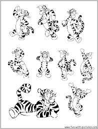 It's tigger from winnie the pooh! Tigger Moods Coloring Page