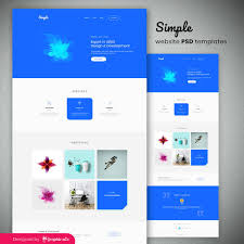 You can use this creative agency web design free psd to create websites for creative agency and showcasing company portfolio in style. Simple Website Psd Templates Free Download Graphica2z