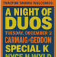 A Night of Duos with CARMAIG↯GEDDON, Special K event image