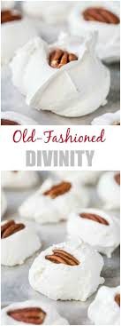 Old Fashioned Divinity Recipe Holiday Baking Dessert Recipes Desserts