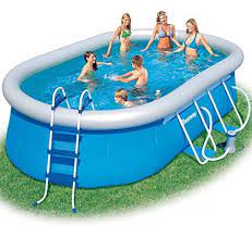 oval fast pool set 488x305x107cm grosse 488 x 305 cm 107 cm hohe inklusive bestway filterpumpe pumpenleistung circa 3028 liter pro stund pool bestway hot tub
