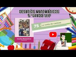 We did not find results for: Desafio 75 5Âº Grado Sep Pag 144 A 145 Educacion Sep Matematicasatualcance Mequedoencasa Youtube