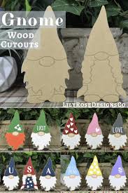 Gnome Cutouts Easy Fun To Finish In 2021 Gnomes Crafts Christmas Crafts Christmas Diy