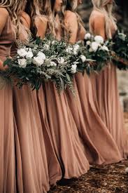 10 Amazing Fall Wedding Colors To Inspire In 2019 Part One White Wedding Bouquets Fall Wedding Bouquets Taupe Bridesmaid Dresses