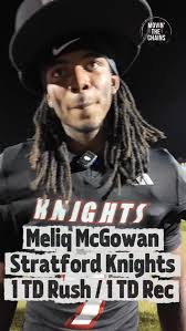 “We got a little bit of adversity, and you see what type of team we are  when we face it.” — Stratford RB Meliq McGowan