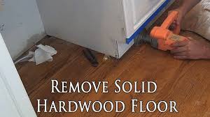 In your situation, using real 3/4 hardwood flooring should be a lifetime floor. Remove Hardwood Floor Under Cabinets Baseboard