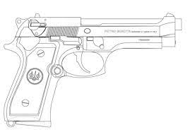 Desenho De Pistola Beretta Para Colorir Desenhos Para Colorir E Imprimir Gratis