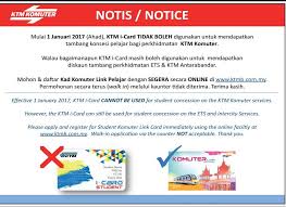 The online ticketing system accepts ktm ewallet, credit cards, debit cards, and boost ewallet. Ktm Komuter Student Card 2017 Ktm Komuter Riders Facebook