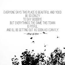 Getting Out As Soon As I Can Fly Kings Of Leon Lyrics Background Wallpaper Quotes Made By Breelferguson Kings Of Leon Band Quotes Song Quotes