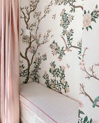 Rach Parcell Pink Peonies On Instagram Isla Rose S Wallpaper In Her Bedroom Was Installed Yesterday And It S Oh So Drea Rose Bedroom Pink Peonies Girl Room