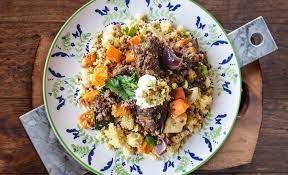 Lamb kofta with apricot and pistachio couscous. Pistachio Lamb Kofte Prep Kitchen
