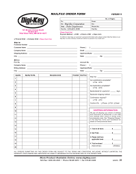 The free billing statement template included in each invoice template here on invoicingtemplate.com could be filled by invoice here are our templates closely related to billing statement template. Order Form Digi Key