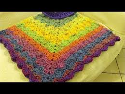 Crochet Poncho Any Size Adult Or Child Tutorial Youtube