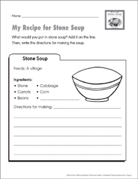 Totally free and in a variety of formats. Stone Soup Lesson Plan Activities Printable Lesson Plans And Ideas Graphic Organizers