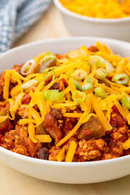 Slow Cooker Turkey Chili Is Healthier But Just As Comforting Recipe Slow Cooker Turkey Chili Ground Turkey Recipes Healthy Slow Cooker Chili