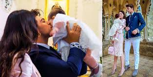 Grace's mum ✏️tv journalist traveller giuliabelm.matchpicture@gmail.com. Stash Of The Kolors And Giulia Belmonte At The Baptism Of Their Daughter Grace Archyworldys