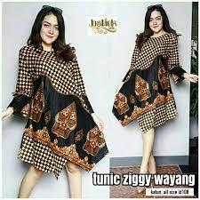 Dengan begitu tentunya anda dapat menggunakannya untuk menghadiri berbgai. Tunik Batik Asimetris Ziggy Wayang Shopee Indonesia