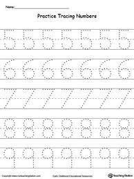 Practice Tracing Numbers 5 9 Tracing Worksheets Preschool Writing Numbers Preschool Writing