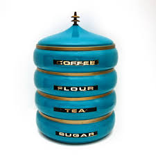 We furniture 3 drawer mid century modern wood dresser bedroom storage, caramel. Vintage Atomic Era Stacking Enamelware Kitchen Canisters Etsy Turquoise Kitchen Vintage Kitchen Canisters Vintage Canisters