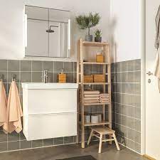 vilto stellingkast berken 46x150 cm ikea stellingkast kleine badkamer opslag ikea