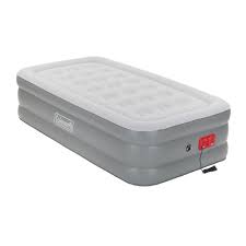 Coleman Supportrest Elite Double High Inflatable Air Mattress Bed With Built In Pump Twin Walmart Com Inflatable Air Mattress Inflatable Mattress Air Mattress Camping