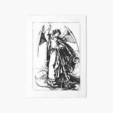 Saint michael the archangel leads the army of angels against the rebellion of evil spirits. Saint Michael Gifts Merchandise Redbubble