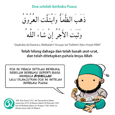 Membaca doa ketika berbuka puasa, baik puasa sunah maupun puasa ramadhan , hukumnya sunah, tidak wajib. Islam In Qomics On Twitter Doa Berbuka Puasa Https T Co Ml1frb6b45