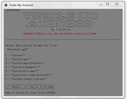 Stimulate my telephone is a progressive cutting edge application for android telephones which permits you to just control . Tool Tickle My Android Decompile Recompile With Ease Xda Forums